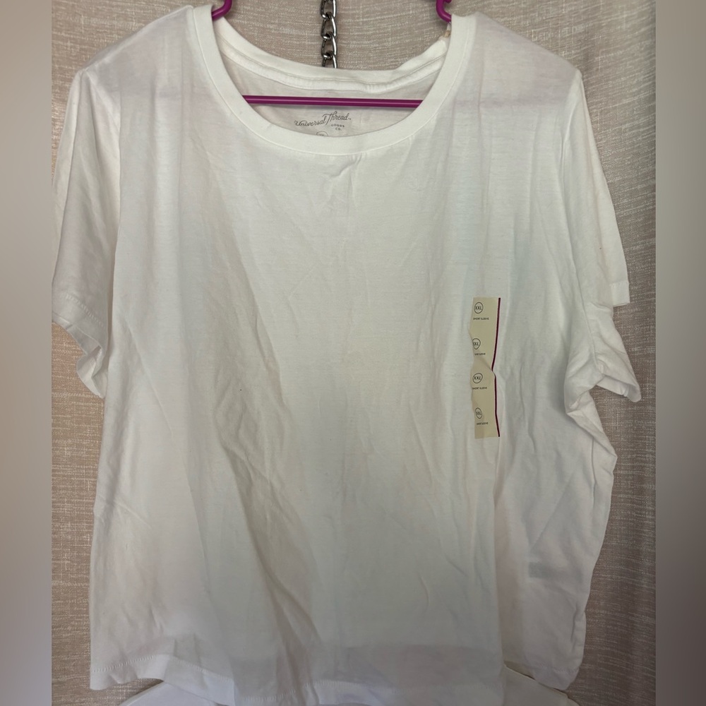 Target Women's Short Sleeve Tees - White - Picture 2 of 3